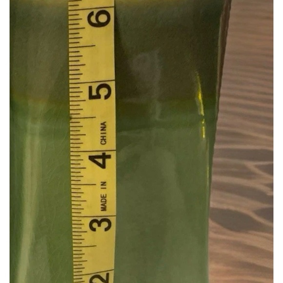 PartyLite Nature's Garden Ceramic Pillar Tealight Candle Holders Green Set Of 2 - Picture 10 of 15